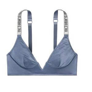 Victoria secret shine bralette rhinestone straps small S bling bra